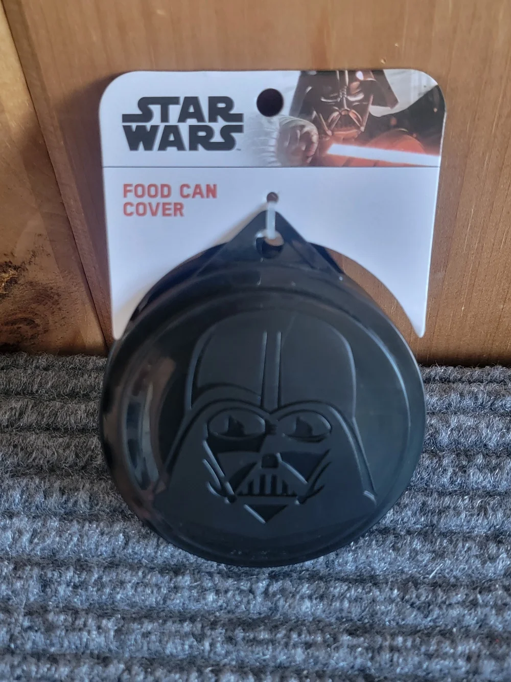 Star Wars Darth Vader Black Silicone Cat Dog Food Can Cover